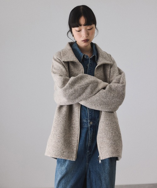 ADAM ET ROPE'（アダムエロペ）の「ヘリンボンツイードボンディング