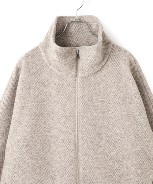 ヘリンボンツイードボンディングコーディガン（その他アウター）｜ADAM