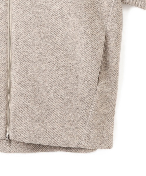 ヘリンボンツイードボンディングコーディガン（その他アウター）｜ADAM