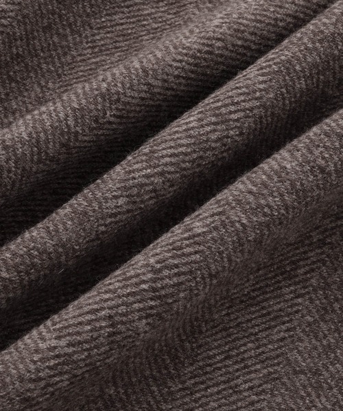 ADAM ET ROPE'（アダムエロペ）の「ヘリンボンツイードボンディングコーディガン（その他アウター・レディース・ベージュ系その他/ブラウン系その他2/ブラック系その他・FREE）」の5枚目の写真