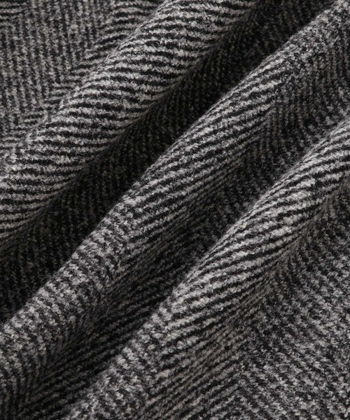 ADAM ET ROPE'（アダムエロペ）の「ヘリンボンツイードボンディングコーディガン（その他アウター・レディース・ベージュ系その他/ブラウン系その他2/ブラック系その他・FREE）」の7枚目の写真