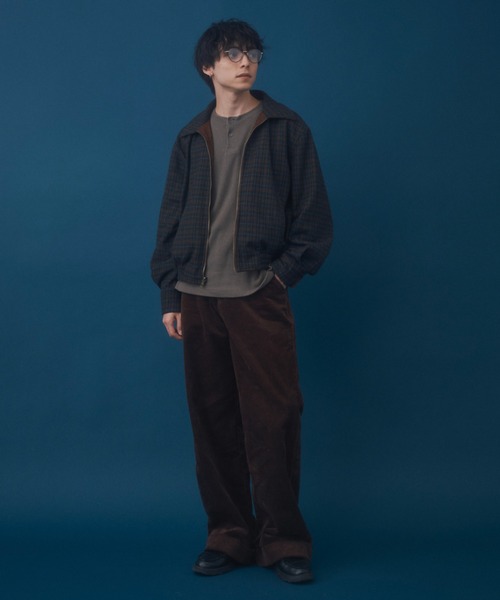 Zooodle（ズードル）の「Reversible Suede Blouson - リバーシブルスウェードブルゾン -（ブルゾン・メンズ・ネイビー/ブラウン・LARGE/MEDIUM）」の10枚目の写真