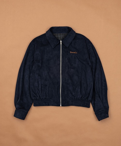 Zooodle（ズードル）の「Reversible Suede Blouson - リバーシブルスウェードブルゾン -（ブルゾン・メンズ・ネイビー/ブラウン・LARGE/MEDIUM）」の10枚目の写真