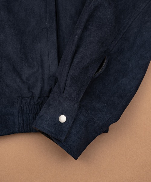 Zooodle（ズードル）の「Reversible Suede Blouson - リバーシブルスウェードブルゾン -（ブルゾン・メンズ・ネイビー/ブラウン・LARGE/MEDIUM）」の16枚目の写真