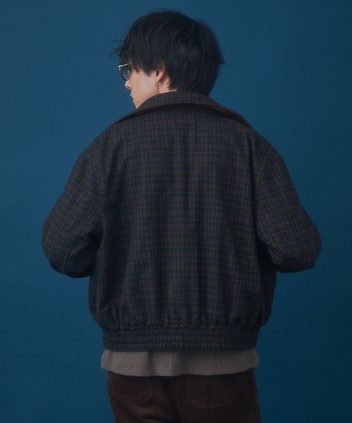 Zooodle（ズードル）の「Reversible Suede Blouson - リバーシブルスウェードブルゾン -（ブルゾン・メンズ・ネイビー/ブラウン・LARGE/MEDIUM）」の6枚目の写真