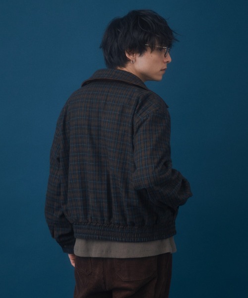 Zooodle（ズードル）の「Reversible Suede Blouson - リバーシブルスウェードブルゾン -（ブルゾン・メンズ・ネイビー/ブラウン・LARGE/MEDIUM）」の7枚目の写真