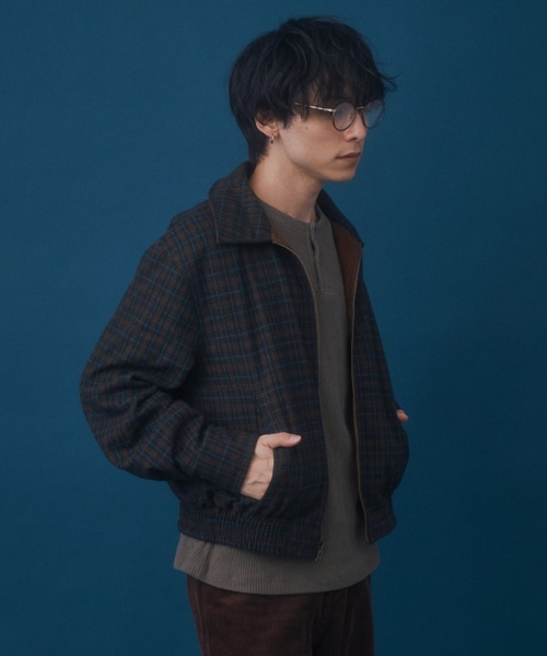 Zooodle（ズードル）の「Reversible Suede Blouson - リバーシブルスウェードブルゾン -（ブルゾン・メンズ・ネイビー/ブラウン・LARGE/MEDIUM）」の4枚目の写真