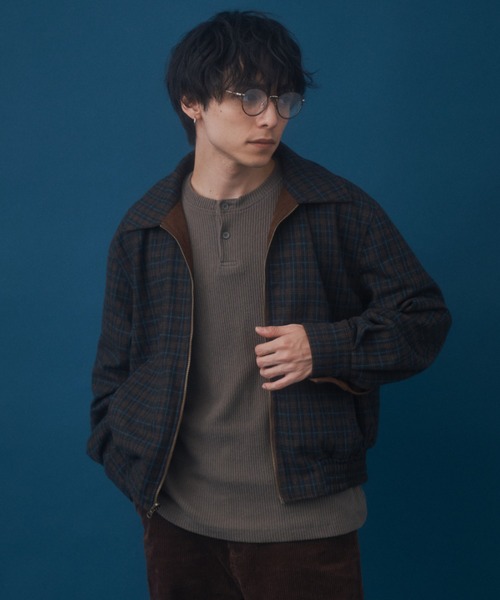 Zooodle（ズードル）の「Reversible Suede Blouson - リバーシブルスウェードブルゾン -（ブルゾン・メンズ・ネイビー/ブラウン・LARGE/MEDIUM）」の3枚目の写真