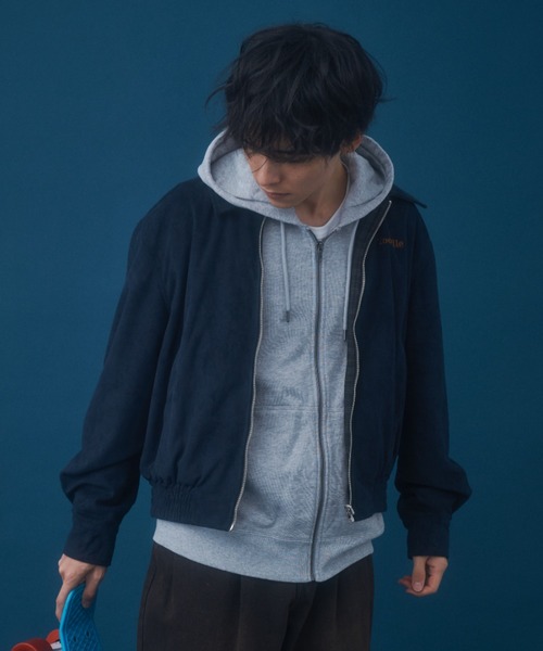 Zooodle（ズードル）の「Reversible Suede Blouson - リバーシブルスウェードブルゾン -（ブルゾン・メンズ・ネイビー/ブラウン・LARGE/MEDIUM）」の21枚目の写真