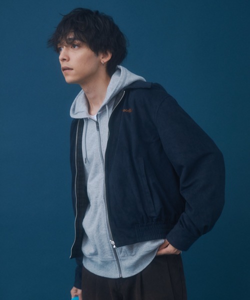 Zooodle（ズードル）の「Reversible Suede Blouson - リバーシブルスウェードブルゾン -（ブルゾン・メンズ・ネイビー/ブラウン・LARGE/MEDIUM）」の17枚目の写真