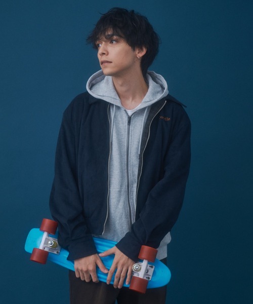 Zooodle（ズードル）の「Reversible Suede Blouson - リバーシブルスウェードブルゾン -（ブルゾン・メンズ・ネイビー/ブラウン・LARGE/MEDIUM）」の20枚目の写真