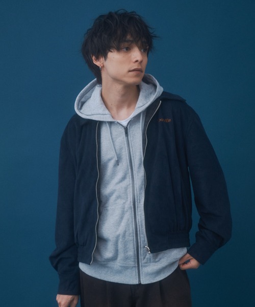 Zooodle（ズードル）の「Reversible Suede Blouson - リバーシブルスウェードブルゾン -（ブルゾン・メンズ・ネイビー/ブラウン・LARGE/MEDIUM）」の14枚目の写真