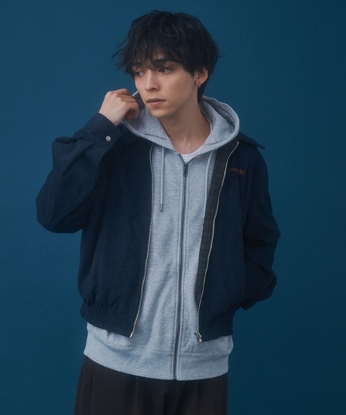 Zooodle（ズードル）の「Reversible Suede Blouson - リバーシブルスウェードブルゾン -（ブルゾン・メンズ・ネイビー/ブラウン・LARGE/MEDIUM）」の16枚目の写真