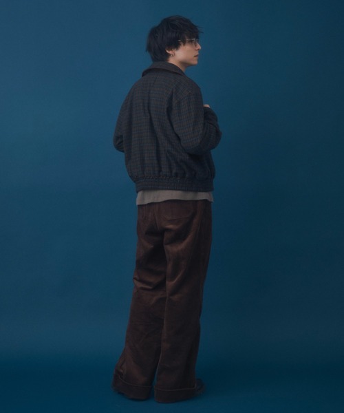 Zooodle（ズードル）の「Reversible Suede Blouson - リバーシブルスウェードブルゾン -（ブルゾン・メンズ・ネイビー/ブラウン・LARGE/MEDIUM）」の13枚目の写真