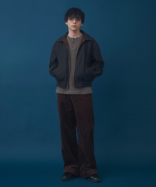 Zooodle（ズードル）の「Reversible Suede Blouson - リバーシブルスウェードブルゾン -（ブルゾン・メンズ・ネイビー/ブラウン・LARGE/MEDIUM）」の9枚目の写真