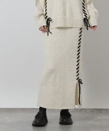 LAKOLE | ハンドステッチニットスカート / 587910(スカート)