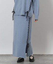 LAKOLE | ハンドステッチニットスカート / 587910(スカート)