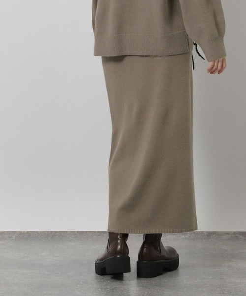 LAKOLE(ラコレ)の「ハンドステッチニットスカート / 587910(スカート・レディース・グレー/ブルー/アイボリー/モカ・FREE)」の13枚目の写真