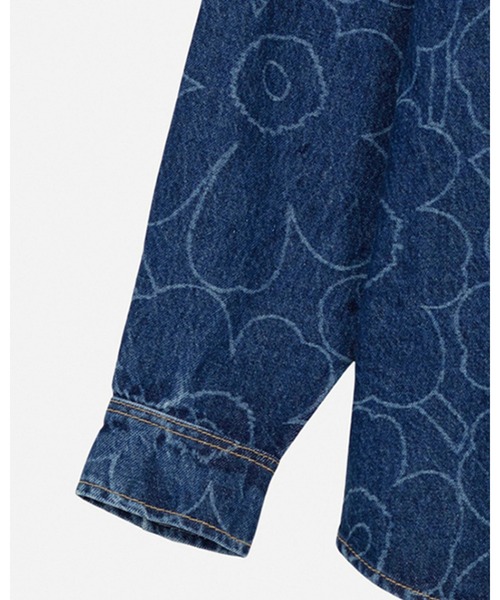 marimekko(マリメッコ)の「【日本・フィンランド限定】【ノベルティ付】《Maridenim》 Piirto Unikko / vaihe jeans shirt(シャツ/ブラウス・レディース・インディゴブルー・42/40/38/36/34)」の11枚目の写真