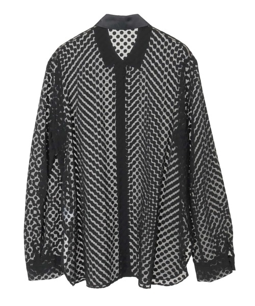 Liesse（リエス）の「オパールドットシアーシャツ（シャツ/ブラウス・レディース・ブラック・FREE）」の6枚目の写真