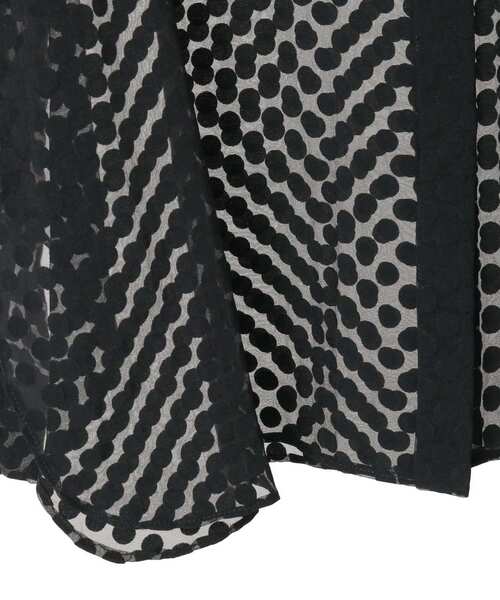 Liesse（リエス）の「オパールドットシアーシャツ（シャツ/ブラウス・レディース・ブラック・FREE）」の9枚目の写真