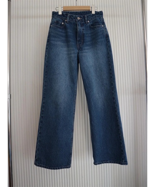 TRUNC（トランクエイティーエイト）の「Semi Flared DenimⅡ（デニムパンツ・レディース・ネイビー・SMALL/MEDIUM）」の18枚目の写真