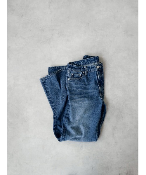 TRUNC（トランクエイティーエイト）の「Semi Flared DenimⅡ（デニムパンツ・レディース・ネイビー・SMALL/MEDIUM）」の3枚目の写真