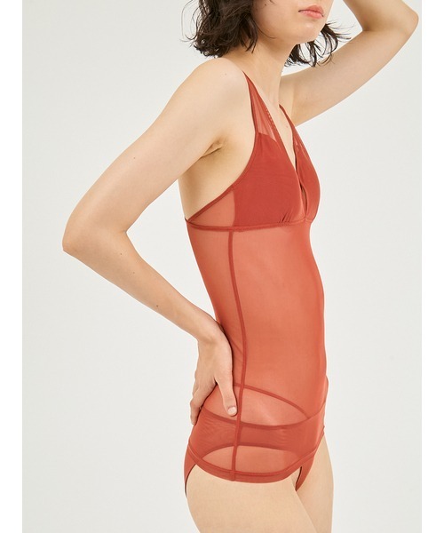 UNDERSON UNDERSON（アンダーソン アンダーソン）の「ヘルシーシアーカップインキャミソール（キャミソール・レディース・ブラウン/ブラック/ブルー・0/1）」の7枚目の写真