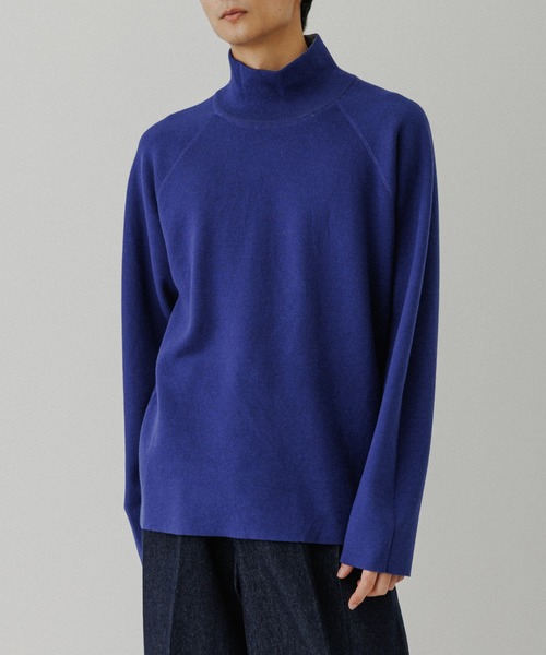 ADAM ET ROPE'（アダムエロペ）の「《リバーシブル》カシミヤブレンド オフタートルニット（ニット/セーター・メンズ・ネイビー/ライトグレー/ダークブラウン/ブラック/ブルー系その他5・M/L）」の5枚目の写真