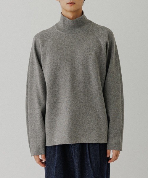 ADAM ET ROPE'（アダムエロペ）の「《リバーシブル》カシミヤブレンド オフタートルニット（ニット/セーター・メンズ・ネイビー/ライトグレー/ダークブラウン/ブラック/ブルー系その他5・M/L）」の21枚目の写真