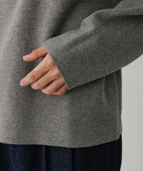 ADAM ET ROPE'（アダムエロペ）の「《リバーシブル》カシミヤブレンド オフタートルニット（ニット/セーター・メンズ・ネイビー/ライトグレー/ダークブラウン/ブラック/ブルー系その他5・M/L）」の17枚目の写真
