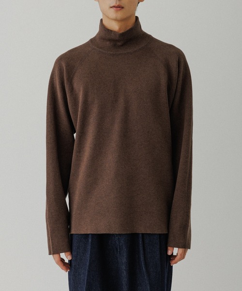 ADAM ET ROPE'（アダムエロペ）の「《リバーシブル》カシミヤブレンド オフタートルニット（ニット/セーター・メンズ・ネイビー/ライトグレー/ダークブラウン/ブラック/ブルー系その他5・M/L）」の13枚目の写真