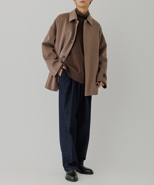 ADAM ET ROPE'（アダムエロペ）の「《リバーシブル》カシミヤブレンド オフタートルニット（ニット/セーター・メンズ・ネイビー/ライトグレー/ダークブラウン/ブラック/ブルー系その他5・M/L）」の20枚目の写真