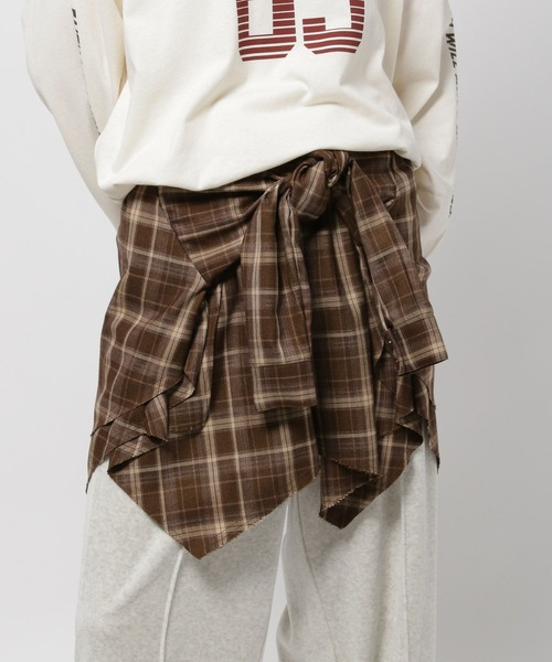 2WAYチェックビスチェスカート（スカート）｜niko and（ニコアンド