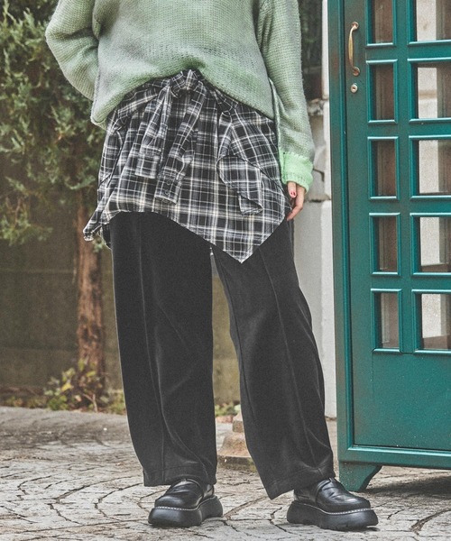 セール】2WAYチェックビスチェスカート（スカート）｜niko and