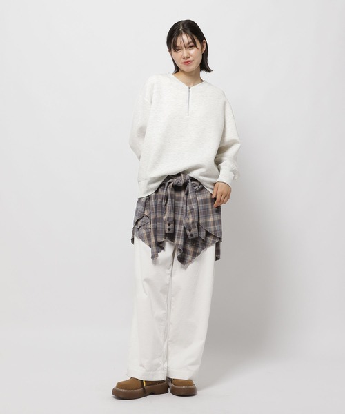 niko and...（ニコアンド）の「2WAYチェックビスチェスカート（スカート・レディース・ライトブルー/ホワイト/ベージュ・FREE）」の7枚目の写真