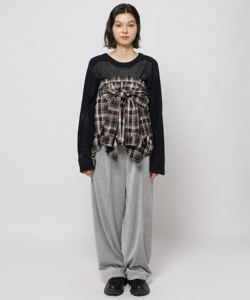 ニコアンド［be with M］ MisayoWAY チェックスカート ニコアンド［be