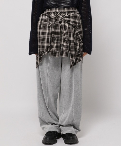 niko and...（ニコアンド）の「2WAYチェックビスチェスカート（スカート・レディース・ライトブルー/ホワイト/ベージュ・FREE）」の12枚目の写真