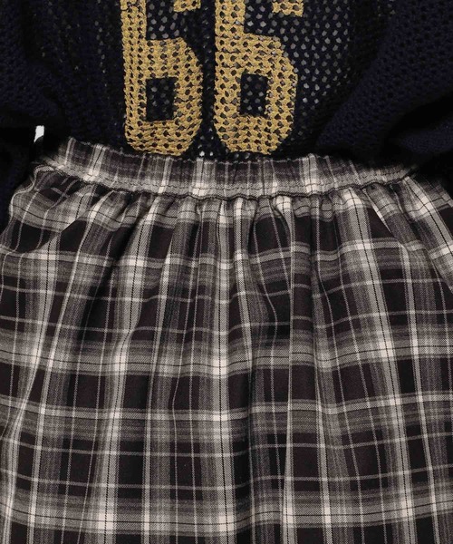 niko and...（ニコアンド）の「2WAYチェックビスチェスカート（スカート・レディース・ライトブルー/ホワイト/ベージュ・FREE）」の16枚目の写真
