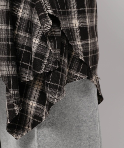 niko and...（ニコアンド）の「2WAYチェックビスチェスカート（スカート・レディース・ライトブルー/ホワイト/ベージュ・FREE）」の18枚目の写真