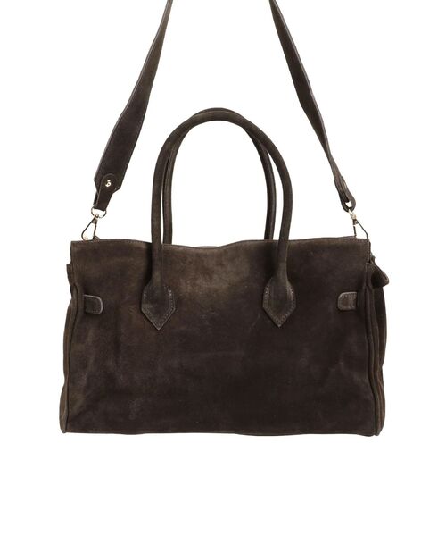 MERCURYDUO（マーキュリーデュオ）の「【MILLELA FIRENZE】スエードハンドバッグ（ハンドバッグ・レディース・ダークブラウン・FREE）」の16枚目の写真