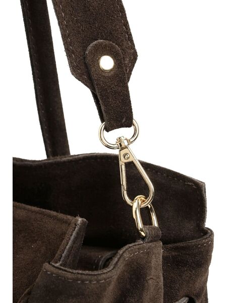 MERCURYDUO（マーキュリーデュオ）の「【MILLELA FIRENZE】スエードハンドバッグ（ハンドバッグ・レディース・ダークブラウン・FREE）」の17枚目の写真