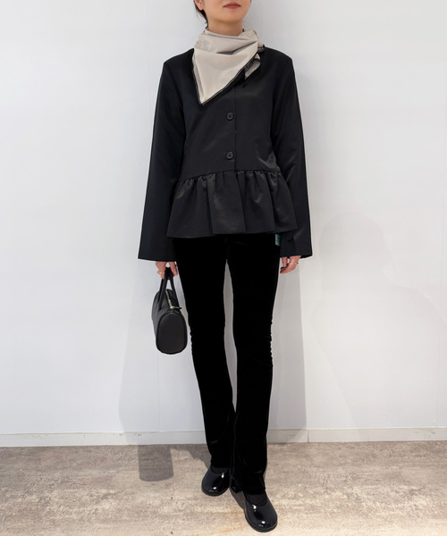 EDIT. FOR LULU(エディットフォールル)の「チェック レーストリムスカーフ(バンダナ/スカーフ・レディース・ブラウン/アイボリー・FREE)」の17枚目の写真