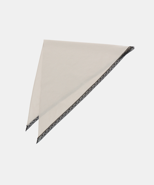 EDIT. FOR LULU(エディットフォールル)の「チェック レーストリムスカーフ(バンダナ/スカーフ・レディース・ブラウン/アイボリー・FREE)」の10枚目の写真