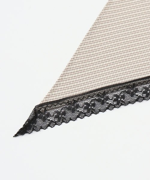 EDIT. FOR LULU(エディットフォールル)の「チェック レーストリムスカーフ(バンダナ/スカーフ・レディース・ブラウン/アイボリー・FREE)」の12枚目の写真