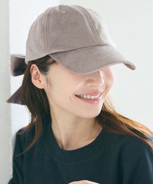 ベロアリボンキャップ（キャップ）｜coca（coca）（コカ）の