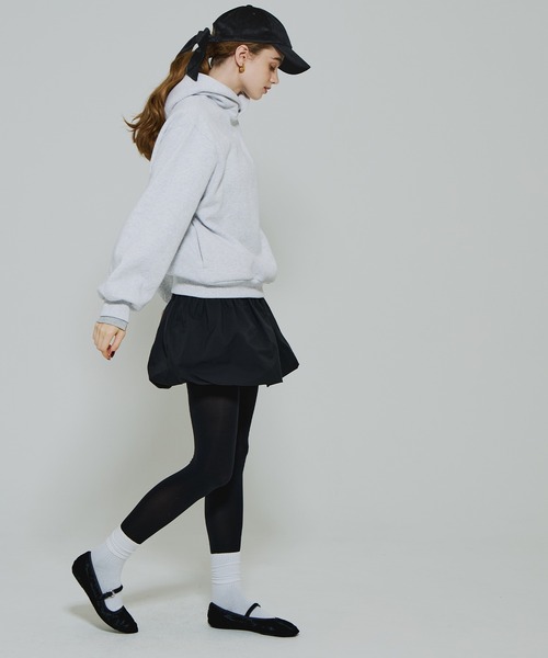 coca（coca）（コカ）の「【WEB限定セール】ベロアリボンキャップ（キャップ・レディース・グレイッシュベージュ/ブラック・ONE SIZE）」の12枚目の写真