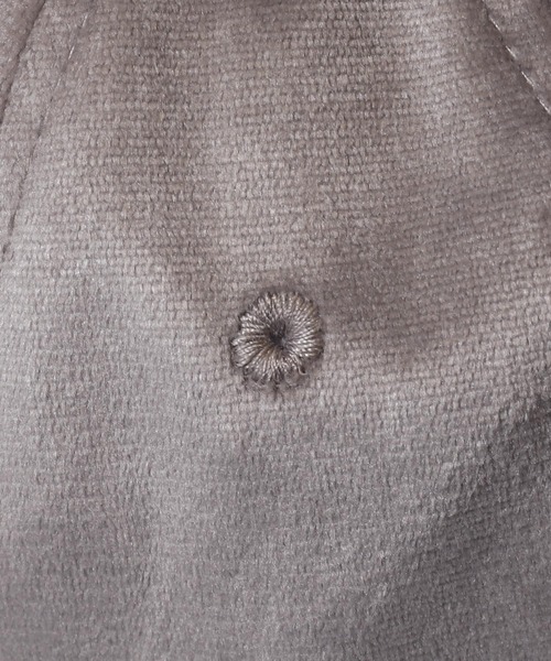 coca（coca）（コカ）の「【WEB限定セール】ベロアリボンキャップ（キャップ・レディース・グレイッシュベージュ/ブラック・ONE SIZE）」の16枚目の写真