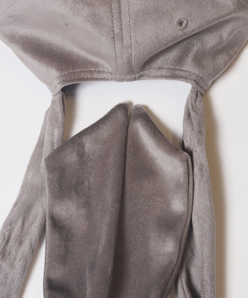 coca（coca）（コカ）の「【WEB限定セール】ベロアリボンキャップ（キャップ・レディース・グレイッシュベージュ/ブラック・ONE SIZE）」の17枚目の写真