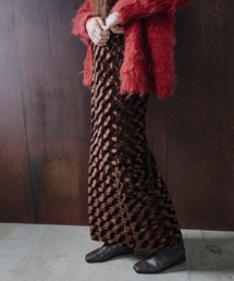 Emboss Velour Long Skirt/エンボスベロアロングスカート